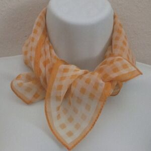 Vintage ECHO 21" x 21" 100% Silk Square Scarf Made In Japan